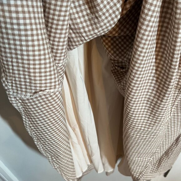 Moon River Gingham Maxi Skirt | Size Small - Picture 3 of 5